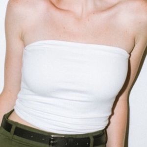 White Jenny tube top / white tube top